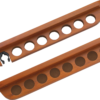 7 Cue Wall Rack w/ Bridge Clip - Honey